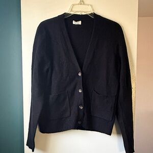 J. Crew Women's Black Cardigan Sweater